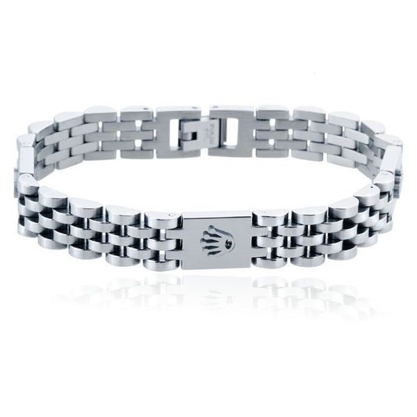 luxury stainless steel crown bracelet for women black gold color pulseira feminina lover's engagement jewelry 201209
luxury stainless steel crown bracelet for women black gold color pulseira feminina lover's engagement jewelry 201209
