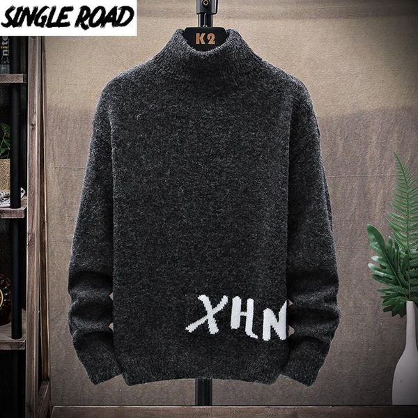 singleroad mens turtleneck sweater men 2020 winter plain jumper high collar harajuku sweaters korean casual black sweater men, White;black
singleroad mens turtleneck sweater men 2020 winter plain jumper high collar harajuku sweaters korean casual black sweater men, White;black