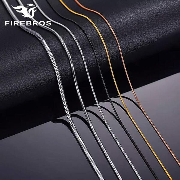 firebros 2mm 18-24" rose/gold/silver color 316l stainless steel soft snake chain necklace women jewelry luxury gift dropshipping
firebros 2mm 18-24" rose/gold/silver color 316l stainless steel soft snake chain necklace women jewelry luxury gift dropshipping