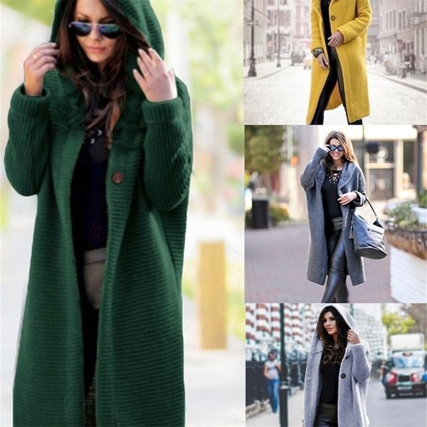 long cardigan women autumn winter solid oversized hooded cardigans female keep warm sweater loose wool knitted coat y200910, White;black
long cardigan women autumn winter solid oversized hooded cardigans female keep warm sweater loose wool knitted coat y200910, White;black