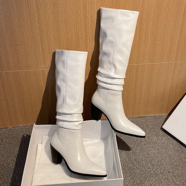 2021 new fashions more recent women's knee boots elegant heels thick wedding shoes lady womanots ofhe, Black
2021 new fashions more recent women's knee boots elegant heels thick wedding shoes lady womanots ofhe, Black
