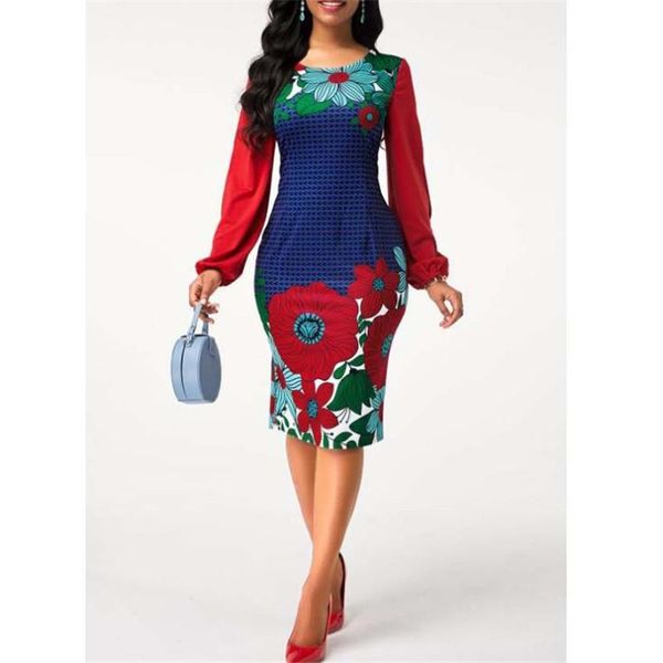 summer autumn dress women 2020 casual plus size slim floral print office pencil bodycon dresses elegant long party dress, Black;gray
summer autumn dress women 2020 casual plus size slim floral print office pencil bodycon dresses elegant long party dress, Black;gray