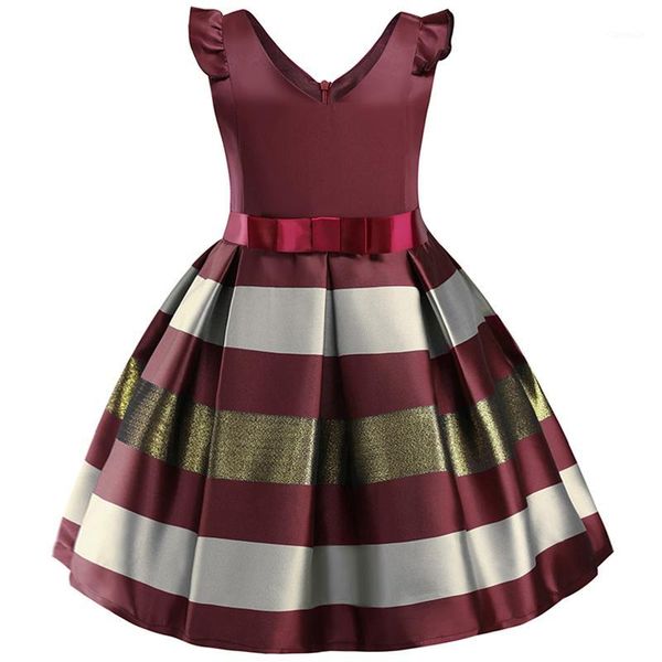 girl's dresses kids girls bow striped princess pink baby reception clothes party gown toddler dress knee-length style1, Red;yellow
girl's dresses kids girls bow striped princess pink baby reception clothes party gown toddler dress knee-length style1, Red;yellow
