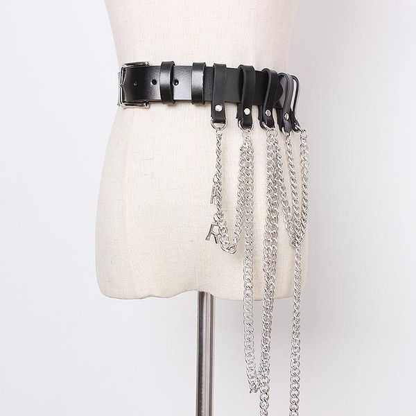 girls cow leather waist belt black genuine leather punk chain waistband european women street hip hop jean pant chain belt strap, Black;brown
girls cow leather waist belt black genuine leather punk chain waistband european women street hip hop jean pant chain belt strap, Black;brown