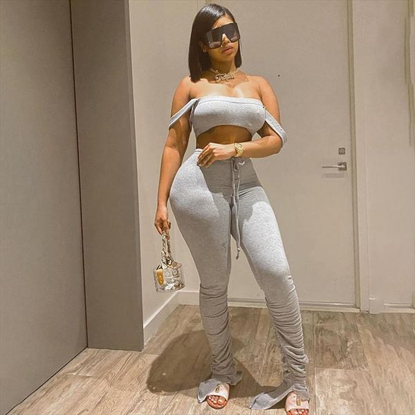 trendy summer two piece set women club outfits for women clothes 2021 crop stacked leggings set party 2 piece pants, Gray
trendy summer two piece set women club outfits for women clothes 2021 crop stacked leggings set party 2 piece pants, Gray