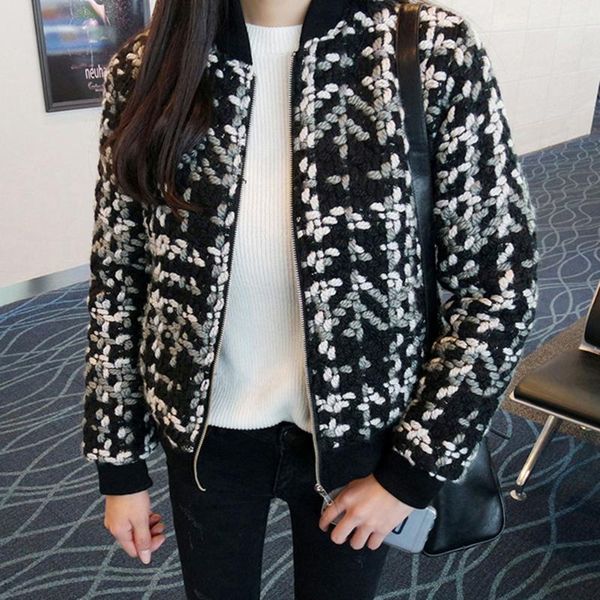 women's jackets 2021 jacket women autumn and winter small fragrant wind houndstooth plaid woolen short korean tweed baseball uniform, Black;brown
women's jackets 2021 jacket women autumn and winter small fragrant wind houndstooth plaid woolen short korean tweed baseball uniform, Black;brown