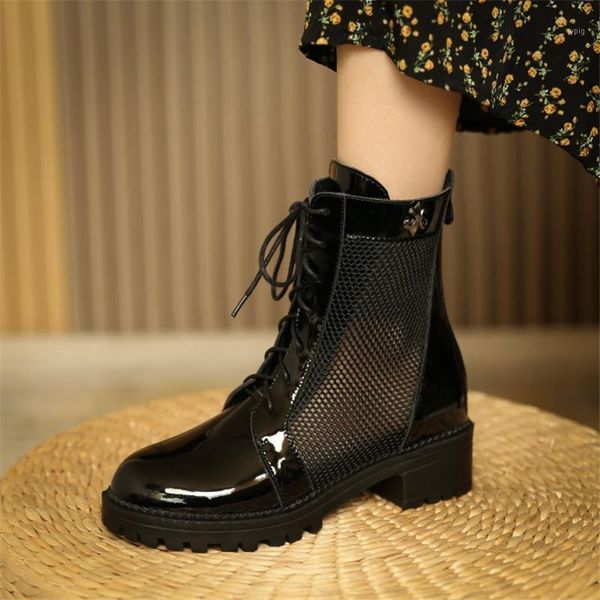 boots spring women mesh round toe lace-up chunky heel breathable short tube large size 34-43 item no.q1571, Black
boots spring women mesh round toe lace-up chunky heel breathable short tube large size 34-43 item no.q1571, Black