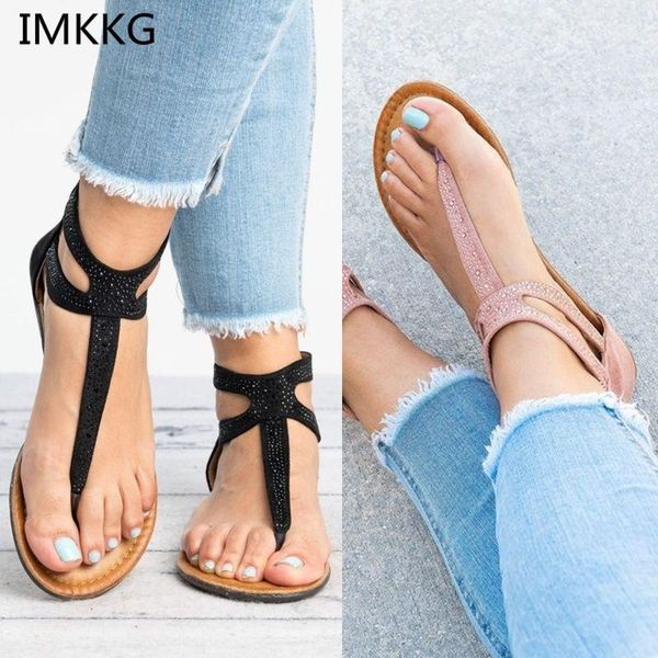 sandals imkkg summer woman women diamond zipper gladiator flat flip flops beach bohemia shoe fashion sandal m1851, Black
sandals imkkg summer woman women diamond zipper gladiator flat flip flops beach bohemia shoe fashion sandal m1851, Black