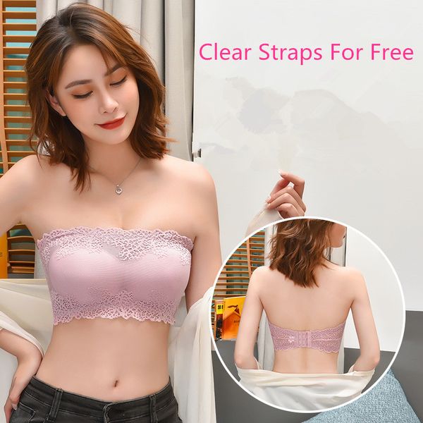 3Pieces/Lot Women Tube Top Strapless Invisible Bra Push Up Lingerie Bralette Sleeveless Crop Tops Female Strapless Sexy Bandeau Top, Black
3Pieces/Lot Women Tube Top Strapless Invisible Bra Push Up Lingerie Bralette Sleeveless Crop Tops Female Strapless Sexy Bandeau Top, Black
