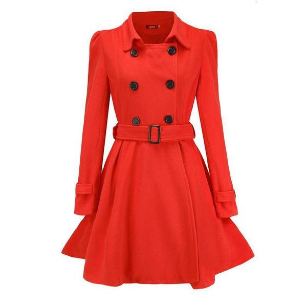 autumn and winter fashion new slim ruffled coat waistband buckle woolen women's overcoat windbreaker women, Black
autumn and winter fashion new slim ruffled coat waistband buckle woolen women's overcoat windbreaker women, Black