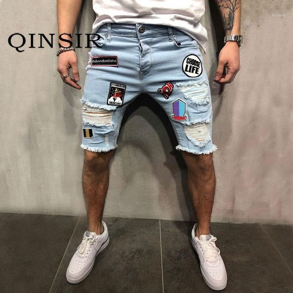 summer jeans hole shorts men high street clothes mens jeans stretchy ripped skinny biker destroyed taped denim shorts1, Blue
summer jeans hole shorts men high street clothes mens jeans stretchy ripped skinny biker destroyed taped denim shorts1, Blue