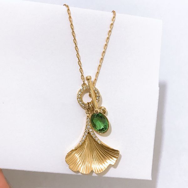 luxury 20 gold lvzuan two-tone ginkgo leaf y-shaped summer leaf necklace swarovski elements crystal clavicle chain fashion design, Silver
luxury 20 gold lvzuan two-tone ginkgo leaf y-shaped summer leaf necklace swarovski elements crystal clavicle chain fashion design, Silver