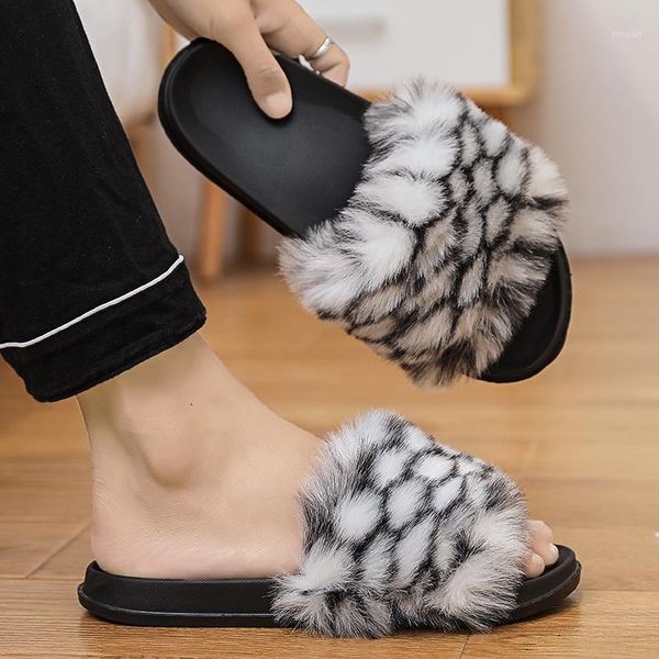 slippers autuspin winter fashion women casual shoes leopard women's fur slipper leisure large plus size elegant lady flat shoe1, Black
slippers autuspin winter fashion women casual shoes leopard women's fur slipper leisure large plus size elegant lady flat shoe1, Black