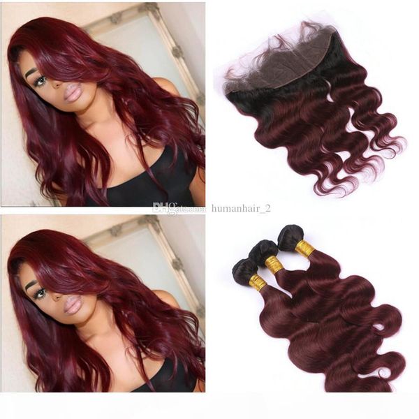 ombre indian body wave virgin hair 3 bundles with 13*4 lace frontal closure two tone 1b 99j burgundy ombre human hair extensions 4pcs, Black;brown
ombre indian body wave virgin hair 3 bundles with 13*4 lace frontal closure two tone 1b 99j burgundy ombre human hair extensions 4pcs, Black;brown