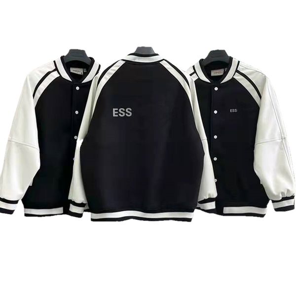 ess designer spring jacket pocket women men's must-have long-sleeved jacket back letters high street baseball uniform s-xl, Black;brown
ess designer spring jacket pocket women men's must-have long-sleeved jacket back letters high street baseball uniform s-xl, Black;brown