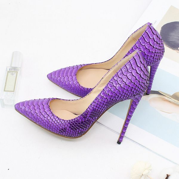 women's in heels, pumps, purple solid, toe-sliding, branded wedding shoes 2020, new d010c. s3hm, Black