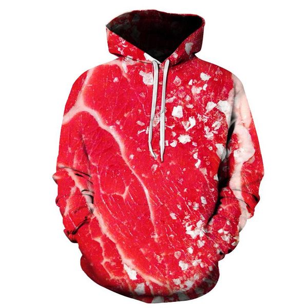 men's hoodies & sweatshirts fashion 3d funny fresh meat beef print style pullover sleeve streetwear sweatshirt hoodie, Black
men's hoodies & sweatshirts fashion 3d funny fresh meat beef print style pullover sleeve streetwear sweatshirt hoodie, Black