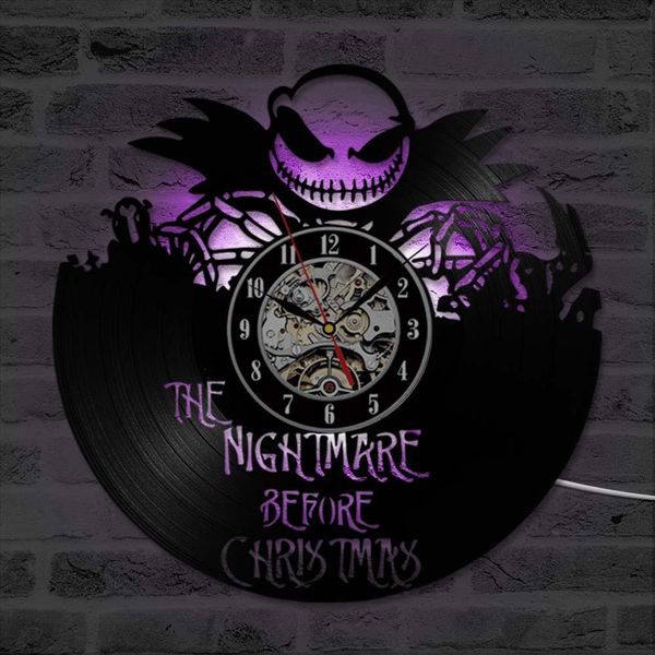 nightmare before christmas theme cd record led clock 3d classic mute hanging wall clock creative style halloween clock q wmtybg
nightmare before christmas theme cd record led clock 3d classic mute hanging wall clock creative style halloween clock q wmtybg