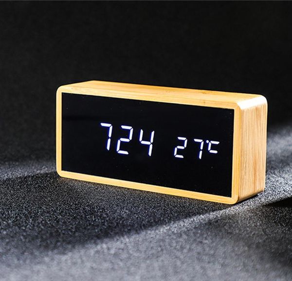 wooden alarm clock rectangle temperature electronic clock digital led desk bamboo alarm watch sn bbyoao packing2010
wooden alarm clock rectangle temperature electronic clock digital led desk bamboo alarm watch sn bbyoao packing2010