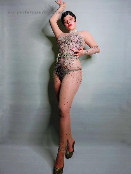 stage wear fleshy chubby rhinstone jnaked umpsuit see through mesh crystal good shaped dance costume rave outfit circus cruise, Black;red
stage wear fleshy chubby rhinstone jnaked umpsuit see through mesh crystal good shaped dance costume rave outfit circus cruise, Black;red