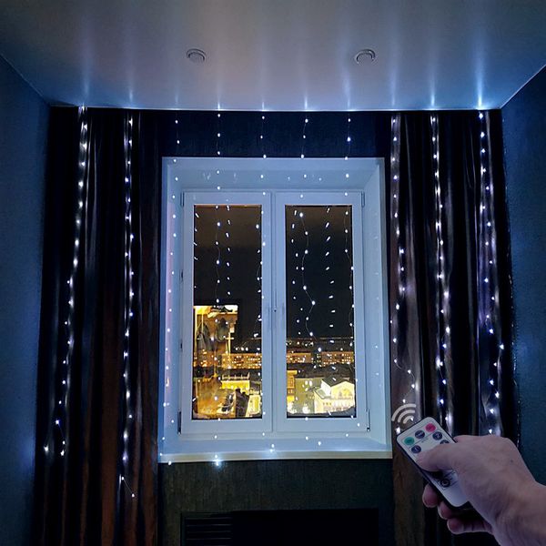 a-3m led christmas fairy string lights remote control usb new year garland curtain lamp holiday decoration for home bedroom window
a-3m led christmas fairy string lights remote control usb new year garland curtain lamp holiday decoration for home bedroom window