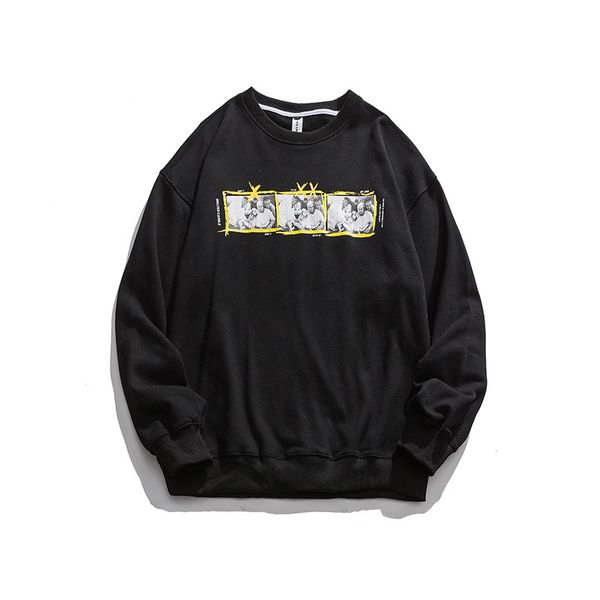 and 2020 autumn winter new graffiti plaid sweatshirt elegant standard figures of plain guy with long sleeve sweater background qxsy, Black
and 2020 autumn winter new graffiti plaid sweatshirt elegant standard figures of plain guy with long sleeve sweater background qxsy, Black