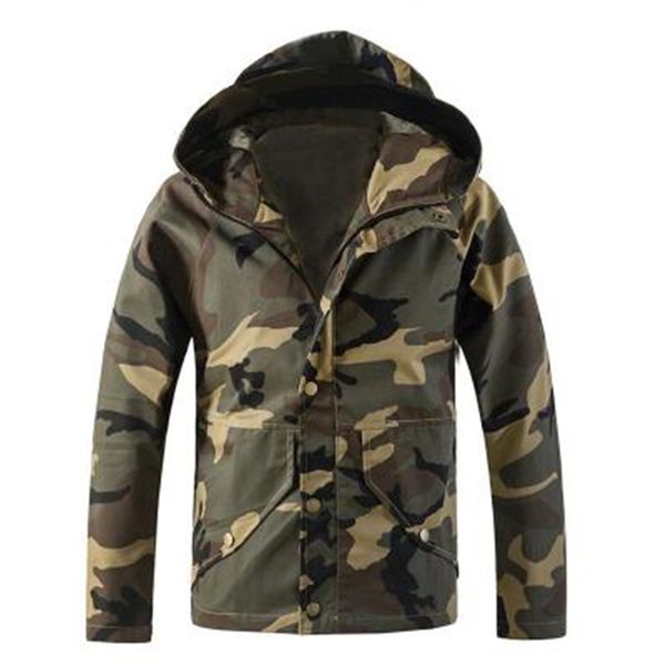 mens camouflage outdoor jackets fashion trend long sleeve button zipper hooded coat designer male winter new casual slim outerwear, Black;brown
mens camouflage outdoor jackets fashion trend long sleeve button zipper hooded coat designer male winter new casual slim outerwear, Black;brown