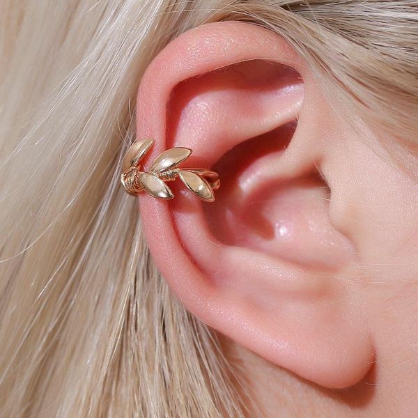 new united states leaf single ear clip retro leaves simple ear bone cuff for women social party copper gold earrings jewelry, Silver
new united states leaf single ear clip retro leaves simple ear bone cuff for women social party copper gold earrings jewelry, Silver