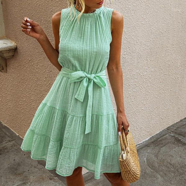 summer sleeveless dress solid ruched high waist summer dress casual ruffled cotton chic plus size 20201, Black;gray
summer sleeveless dress solid ruched high waist summer dress casual ruffled cotton chic plus size 20201, Black;gray
