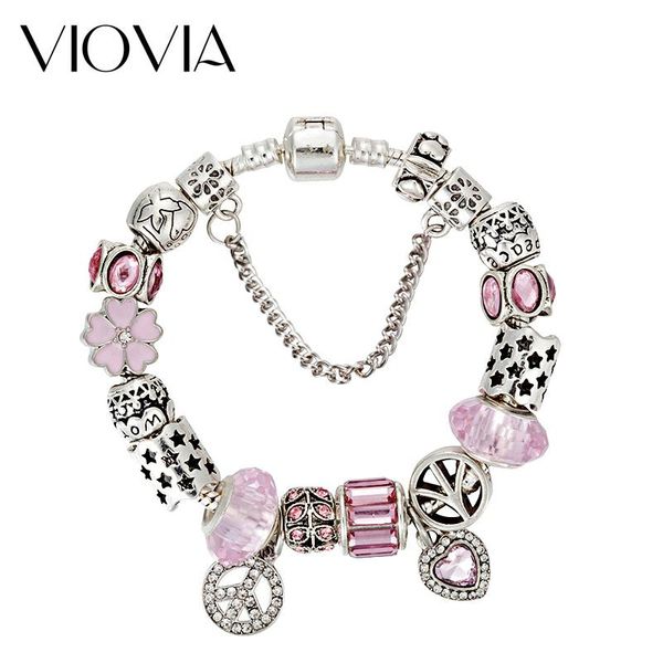 charm bracelets viovia 2021 murano glass beads crystal charms bracelet fit original bangle for women pulserias jewelry b17039, Golden;silver
charm bracelets viovia 2021 murano glass beads crystal charms bracelet fit original bangle for women pulserias jewelry b17039, Golden;silver