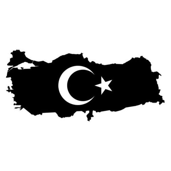 18.2cm*8.3cm turkey map country flag fashion stickers decals vinyl decor black/silver s3-7057
18.2cm*8.3cm turkey map country flag fashion stickers decals vinyl decor black/silver s3-7057
