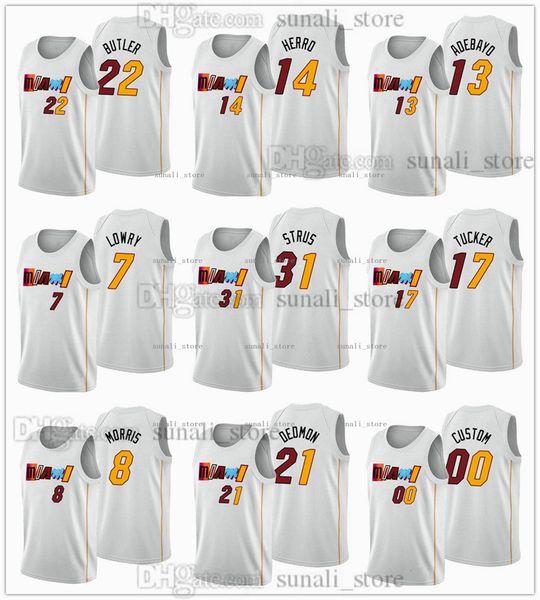 2022-23 city white basketball jerseys jimmy butler 22 bam adebayo 13 tyler herro 14 kyle lowry 7 p.j. tucker 17 max strus 31 markieff morris, Black;red
2022-23 city white basketball jerseys jimmy butler 22 bam adebayo 13 tyler herro 14 kyle lowry 7 p.j. tucker 17 max strus 31 markieff morris, Black;red