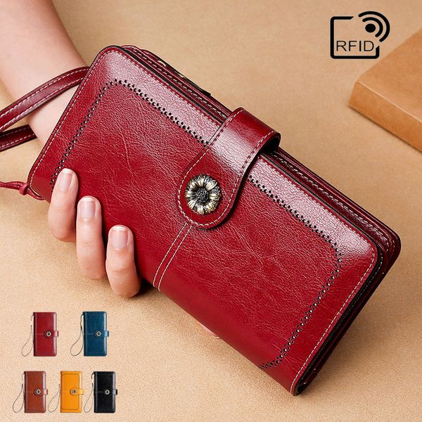 cc rfid feminina genuno feminino embreagem longa carteira dinheiro bolsa de moedas leo cera couro fg6k, Red;black
cc rfid feminina genuno feminino embreagem longa carteira dinheiro bolsa de moedas leo cera couro fg6k, Red;black