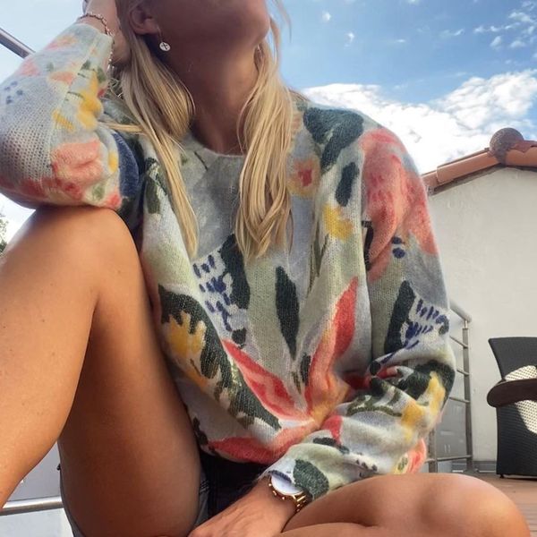 camisola inverno malha de impresso floral feminino casual o pescoo manga longa chique mohair pulver 2020 vintage quente outono, White;black
camisola inverno malha de impresso floral feminino casual o pescoo manga longa chique mohair pulver 2020 vintage quente outono, White;black