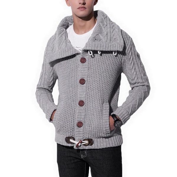 men's sweaters sweater knitted shawl turtleneck pullover winter long sleeve button streetwear slim man's, White;black
men's sweaters sweater knitted shawl turtleneck pullover winter long sleeve button streetwear slim man's, White;black