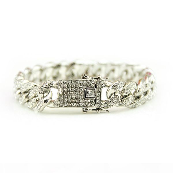 k 2020 hip hop iced out bling cz men bracelet fashion 18 -20cm long miami cuban link bracelets male hiphop jewelry gifts, Golden;silver
k 2020 hip hop iced out bling cz men bracelet fashion 18 -20cm long miami cuban link bracelets male hiphop jewelry gifts, Golden;silver
