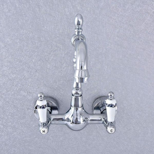 bathroom sink faucets polished chrome brass wall mounted double ceramic handles kitchen basin faucet tap lsf5461
bathroom sink faucets polished chrome brass wall mounted double ceramic handles kitchen basin faucet tap lsf5461