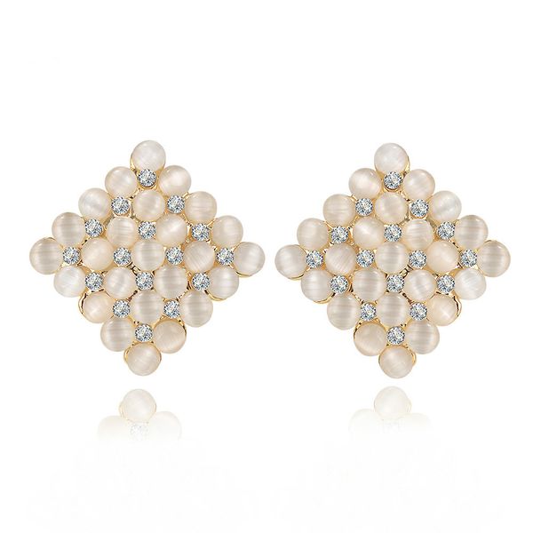 npkds fashion geometry square section crystal earrings for women wedding cut out square zircon pearl earring jewelry gift, Golden
npkds fashion geometry square section crystal earrings for women wedding cut out square zircon pearl earring jewelry gift, Golden