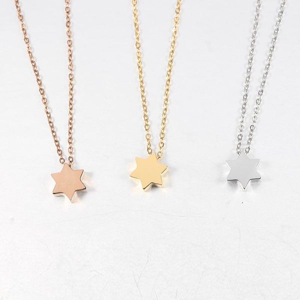 star of david necklace stainless steel necklace18k gold plated pendants necklaces jewelry necklaces for women 6pcs/lot, Silver
star of david necklace stainless steel necklace18k gold plated pendants necklaces jewelry necklaces for women 6pcs/lot, Silver