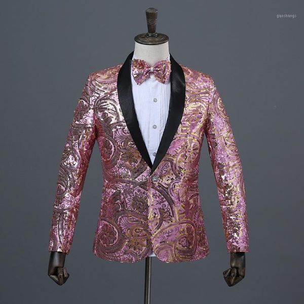 mens clothing casual sequin coat blazer men glitter fit dress blue blazers suits street wear stage costumes for singers mens1, White;black
mens clothing casual sequin coat blazer men glitter fit dress blue blazers suits street wear stage costumes for singers mens1, White;black