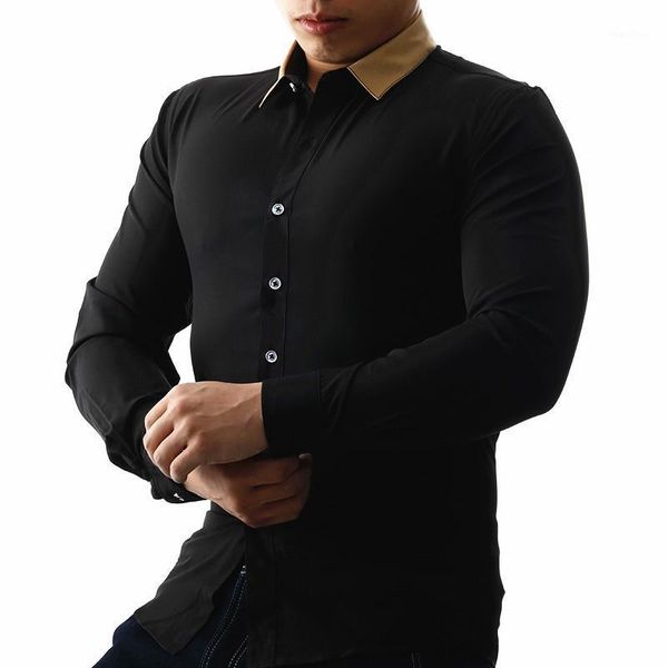 men's dress shirts formal solid square collar men long sleeve shirt standald fit soft gold clothing business office shirt s01161, White;black
men's dress shirts formal solid square collar men long sleeve shirt standald fit soft gold clothing business office shirt s01161, White;black