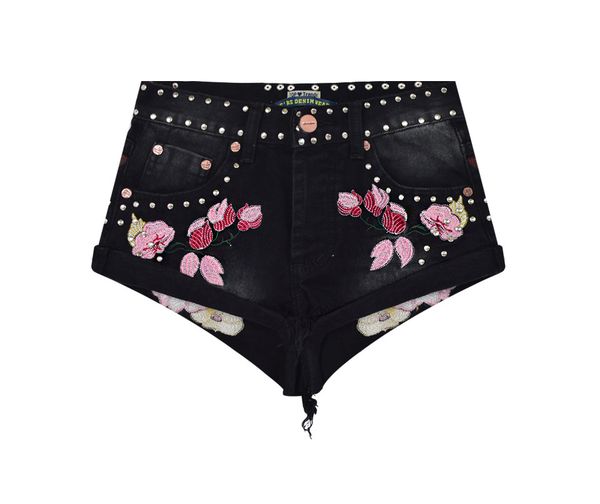 classic women embroidery denim shorts tassel loose shorts cowboy punk style curling pants black 32-40, White;black
classic women embroidery denim shorts tassel loose shorts cowboy punk style curling pants black 32-40, White;black