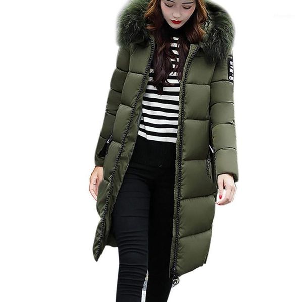 women's down & parkas ladies long jacket slim mid-length style zipper with cap and oversized fur collar to keep warm autumn winter1, Black
women's down & parkas ladies long jacket slim mid-length style zipper with cap and oversized fur collar to keep warm autumn winter1, Black