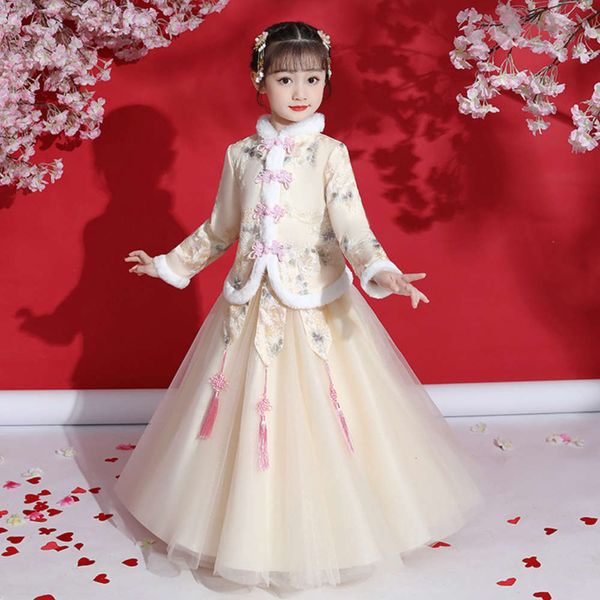 warm winter 2020 plush autumn ethnic and tang han suit girl's drs scarlet 9djm, Red;yellow
warm winter 2020 plush autumn ethnic and tang han suit girl's drs scarlet 9djm, Red;yellow