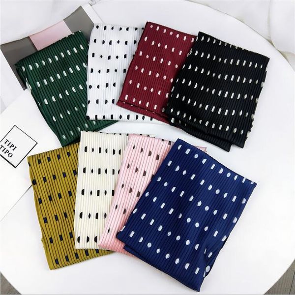 plain color pleated women fashion kerchief headscarf dot print square scarf size 70x70cm foulard bandana, Blue;gray
plain color pleated women fashion kerchief headscarf dot print square scarf size 70x70cm foulard bandana, Blue;gray