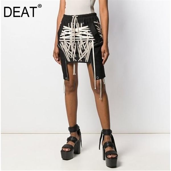 deat high elastic waist black bandage split joint irregular half-body skirt women fashion tide new spring summer 2020 1w912 q1217
deat high elastic waist black bandage split joint irregular half-body skirt women fashion tide new spring summer 2020 1w912 q1217