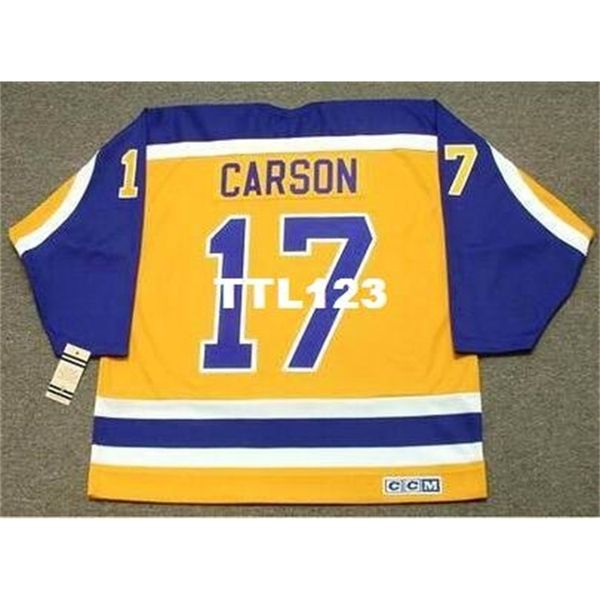 740 #17 jimmy carson los angeles kings 1987 ccm vintage ck hockey jersey or custom any name or number retro jersey, Black
740 #17 jimmy carson los angeles kings 1987 ccm vintage ck hockey jersey or custom any name or number retro jersey, Black