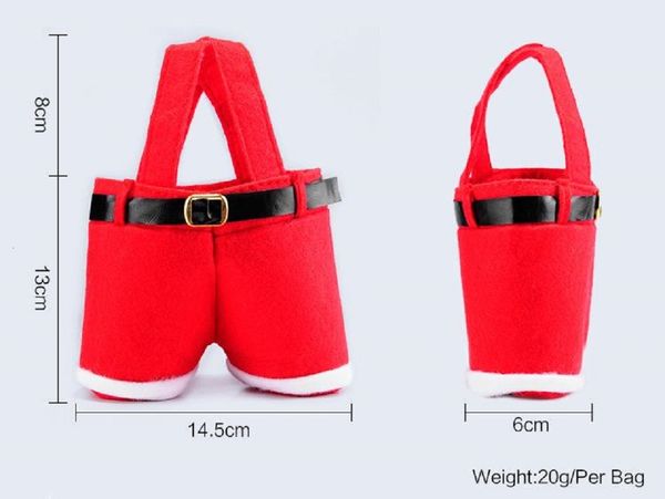 treat candy wine bottle bag merry santa claus suspender pants trousers decor christmas gift bags dhe2908
treat candy wine bottle bag merry santa claus suspender pants trousers decor christmas gift bags dhe2908
