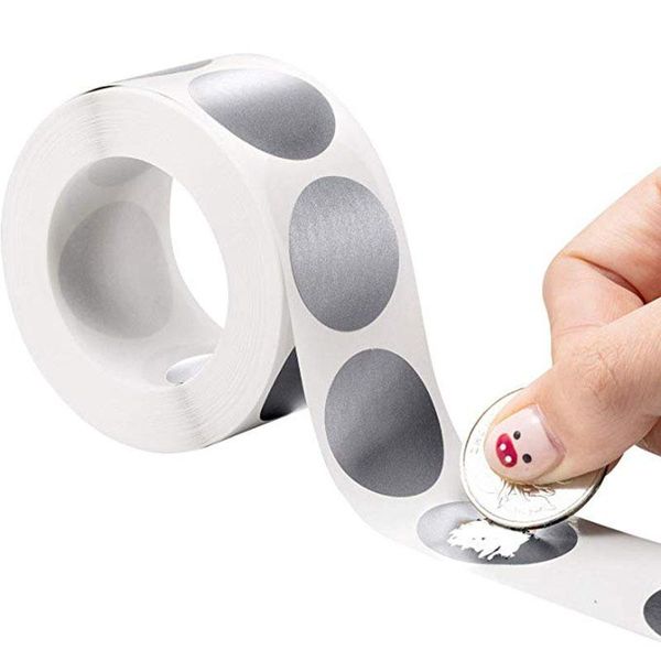 gift wrap 50-300pcs silver scratch off stickers round shape labels sticker diy handmade for game stationery
gift wrap 50-300pcs silver scratch off stickers round shape labels sticker diy handmade for game stationery