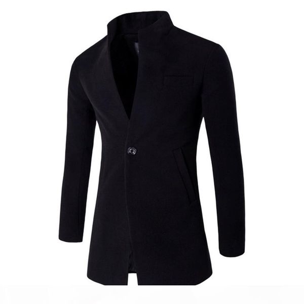 zogaa dropshipping winter wool jacket men high-quality wool coat casual slim collar coat men long cotton collar trench, Black
zogaa dropshipping winter wool jacket men high-quality wool coat casual slim collar coat men long cotton collar trench, Black